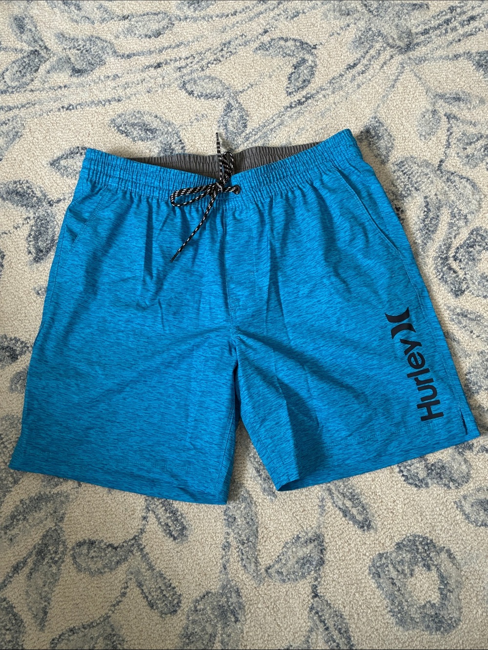 NWOT Men’s Hurley Blue Athletic Swim Trunks - Size: Medium